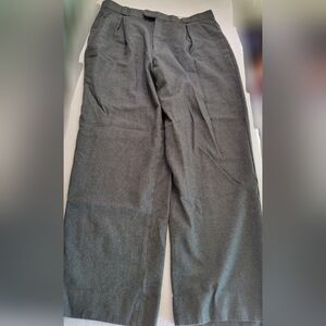 Greg Peters Woolmark Pure New Wool Dress Pants Size 36 Grey Vintage